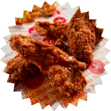 Crispy buttermilk fried chicken pieces served at Chooks Fried Chicken, Edinburgh